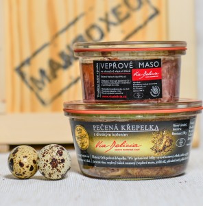 Křepelka + vepřové