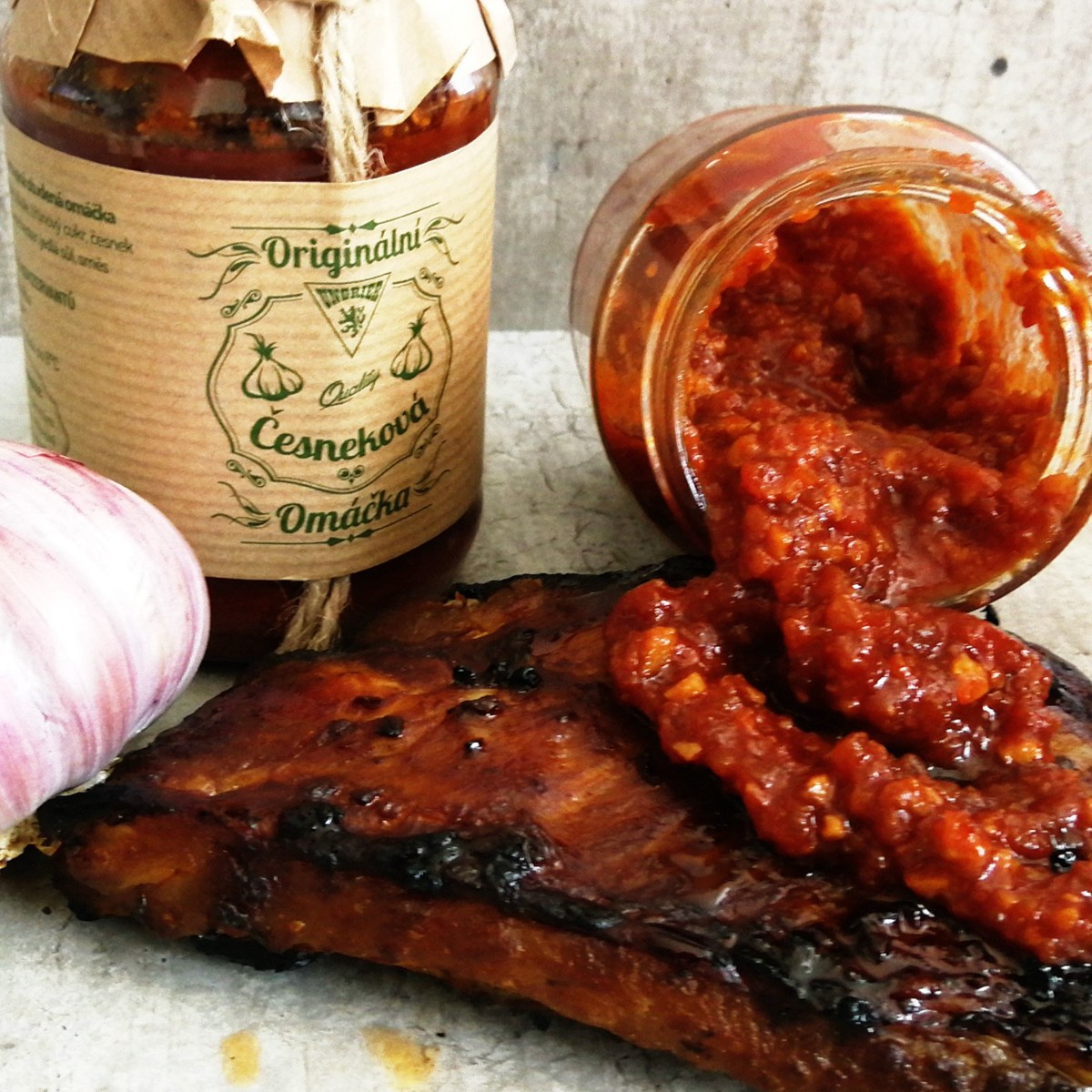Grilovací omáčka česneková 250g - Ungrier