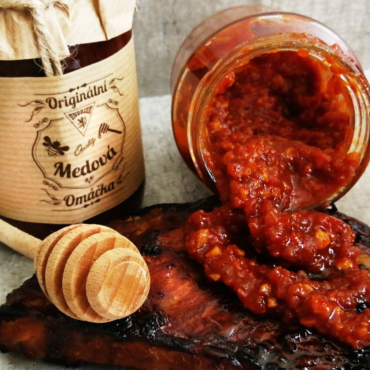 Grilovací omáčka medová 250g - Ungrier