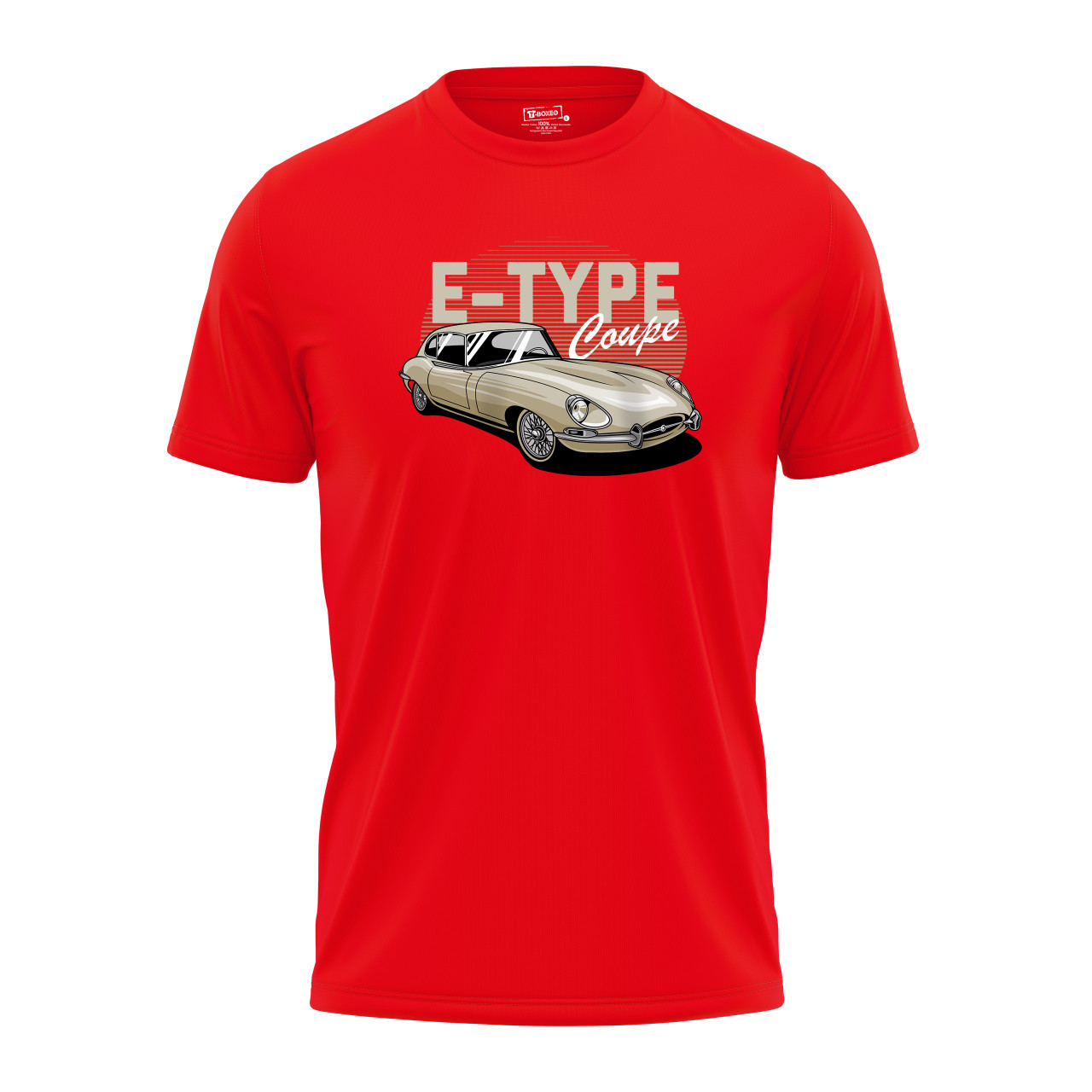 Pánské tričko s potiskem “E-type Coupe"