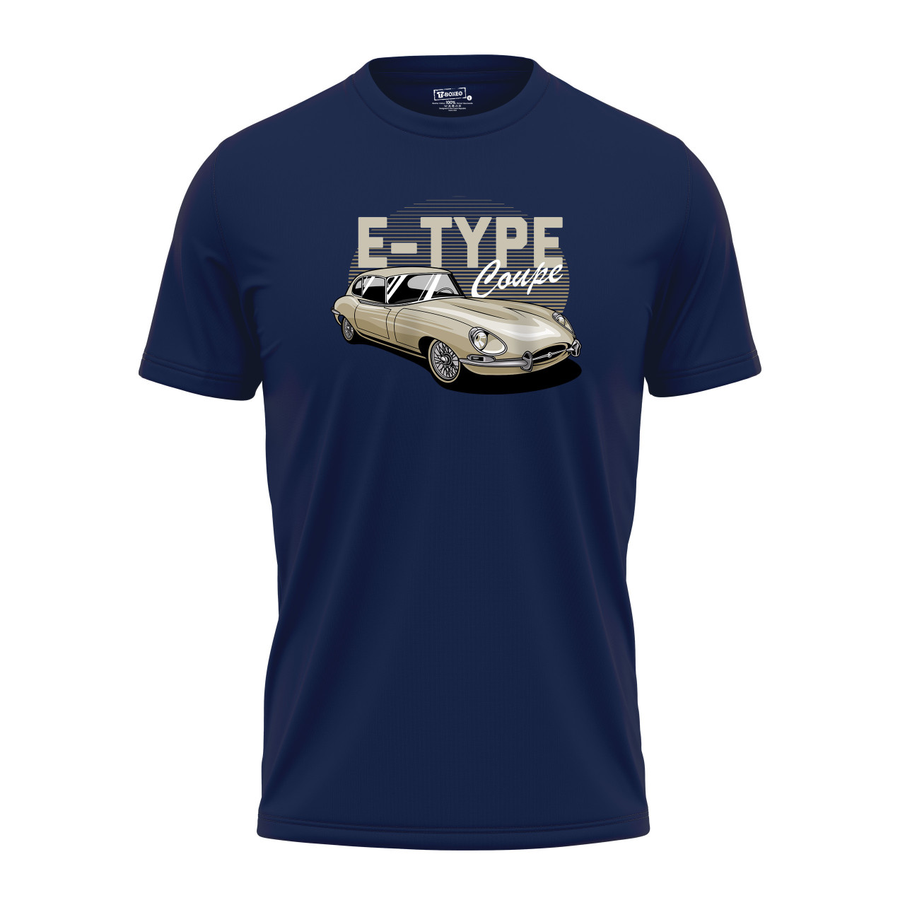 Pánské tričko s potiskem “E-type Coupe"