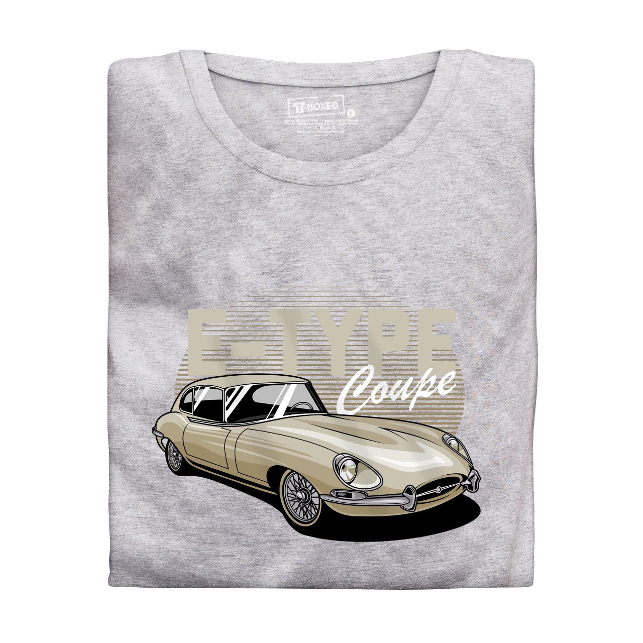 Pánské tričko s potiskem “E-type Coupe"