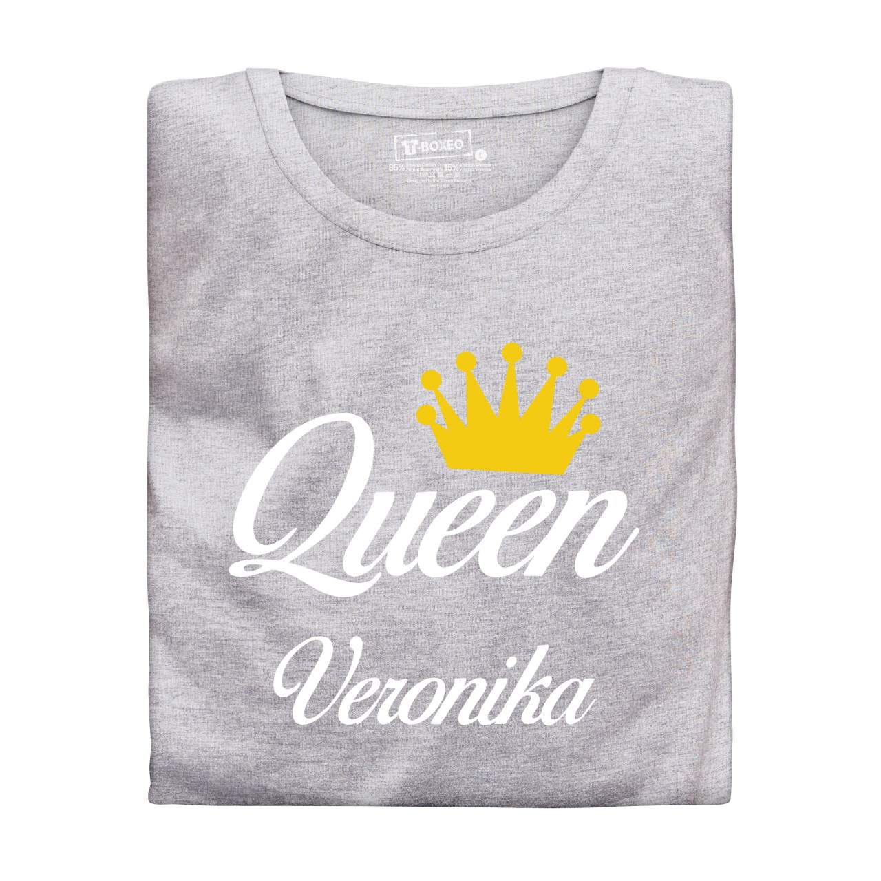 Trička pro páry “King, Queen” se jmény