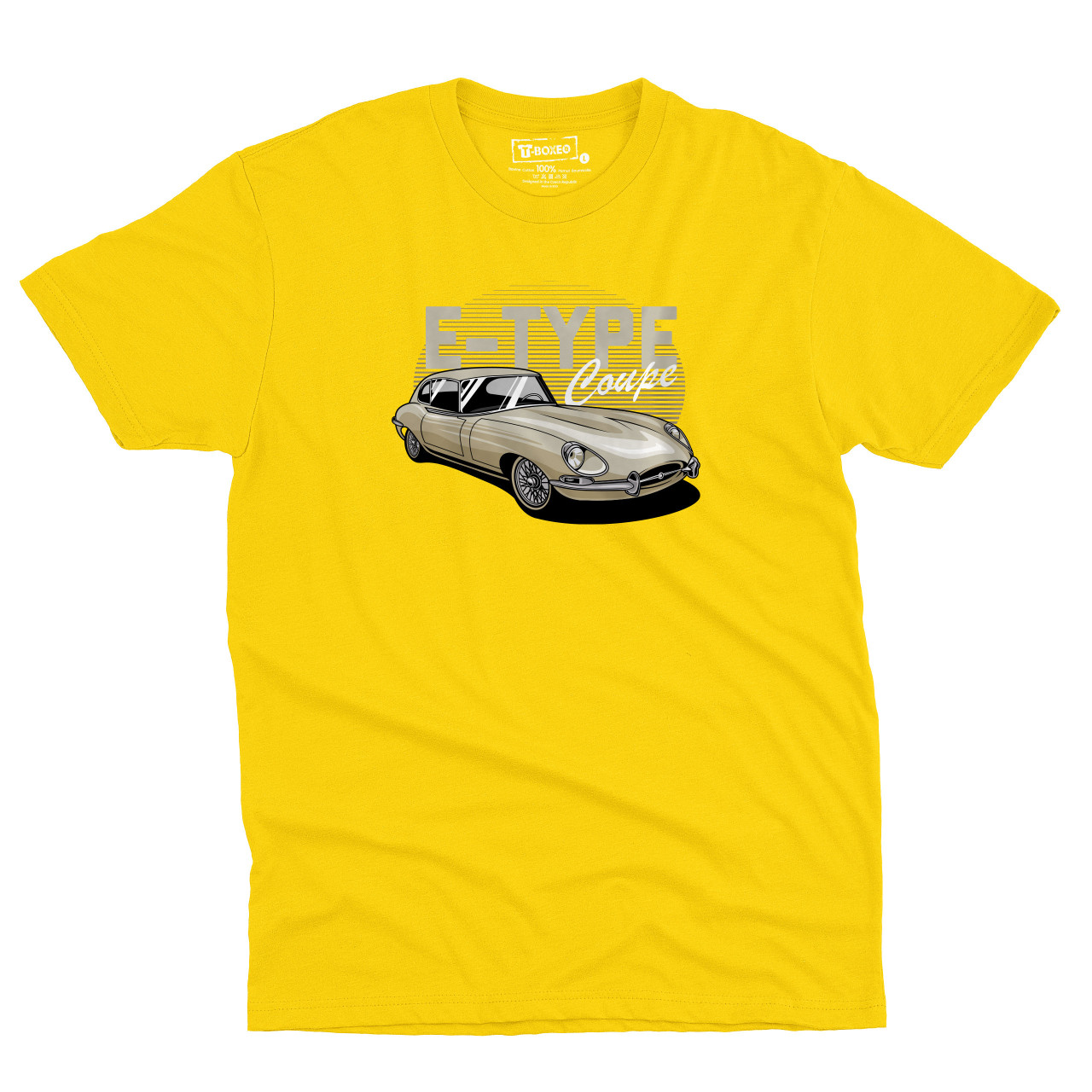 Pánské tričko s potiskem “E-type Coupe"