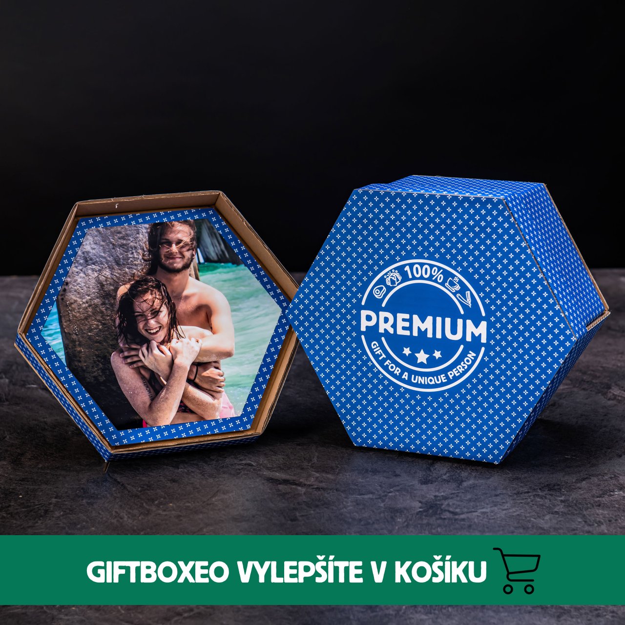 Giftboxeo plné masa XXL -  Modré
