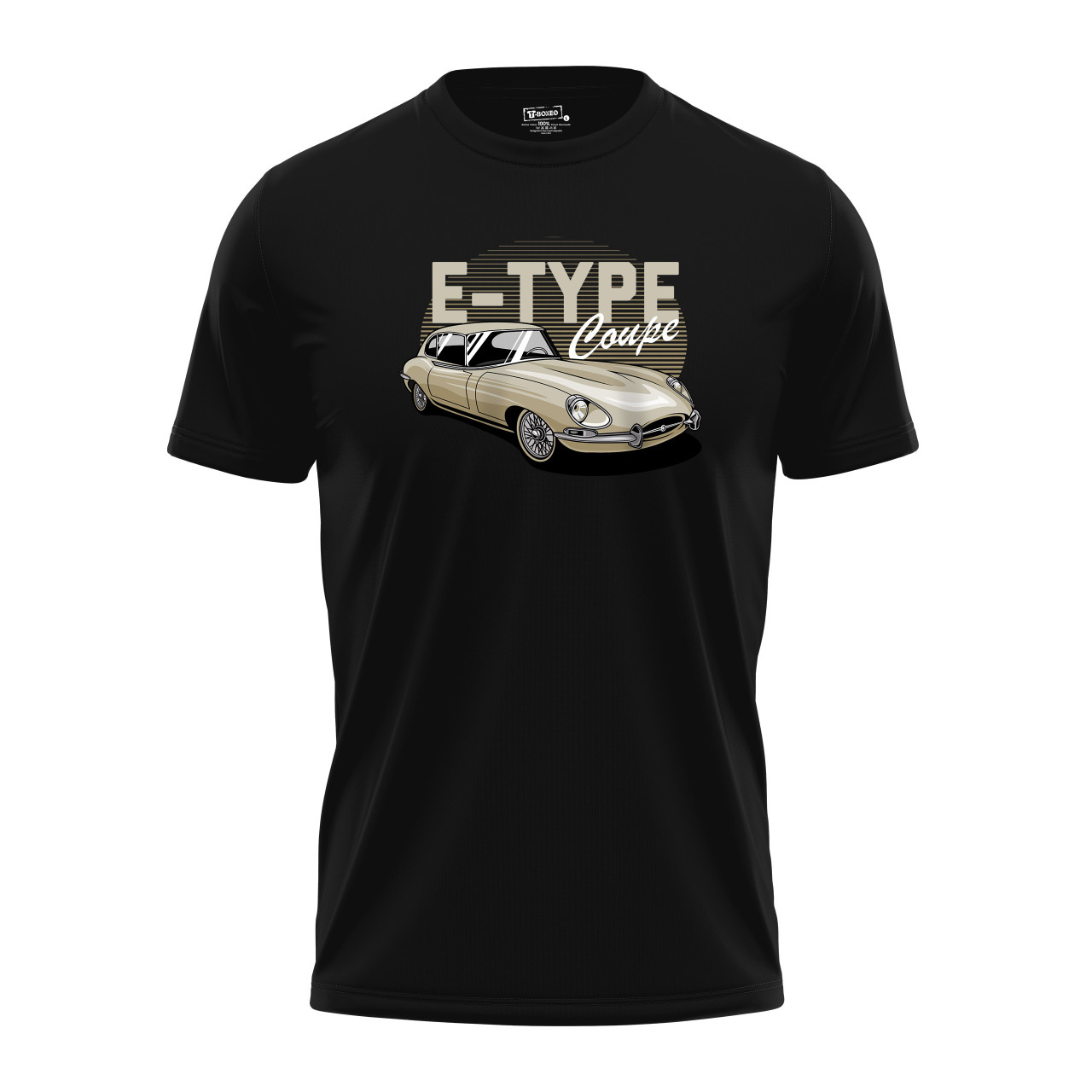 Pánské tričko s potiskem “E-type Coupe"