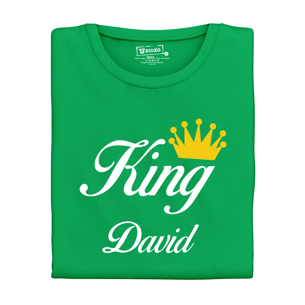 Trička pro páry “King, Queen” se jmény