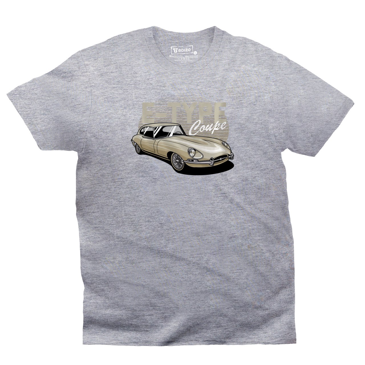 Pánské tričko s potiskem “E-type Coupe"