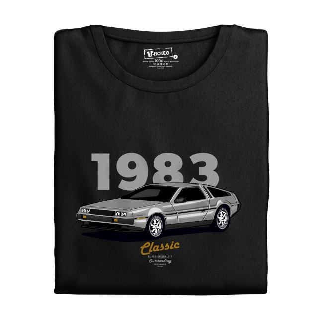 Pánské tričko s potiskem “1983 Delorean"