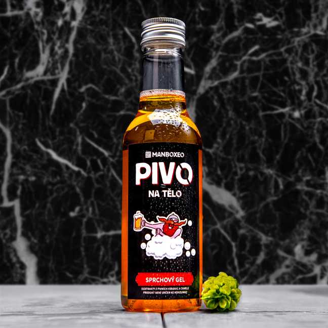 Náš Pivní sprchový gel 200ml - speciální receptura z pivních kvasnic a chmele