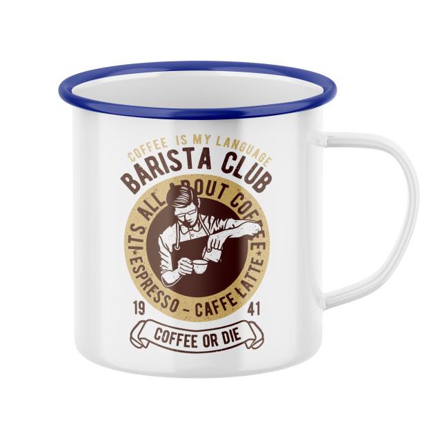 Hrnek s potiskem Barista club