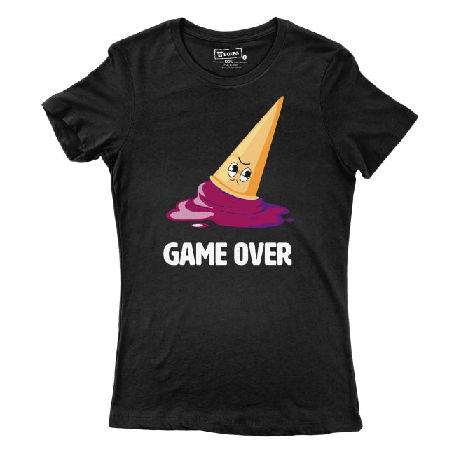 Tričko s potiskem “Game Over - Zmrzlina”