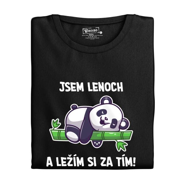 Tričko s potiskem “Jsem lenoch”
