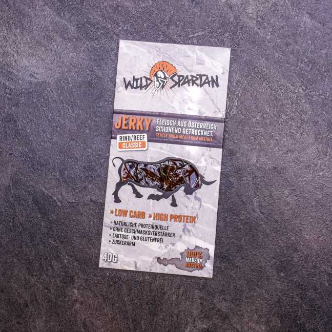 WildSpartan Jerky CLASSIC hovězí 40 g