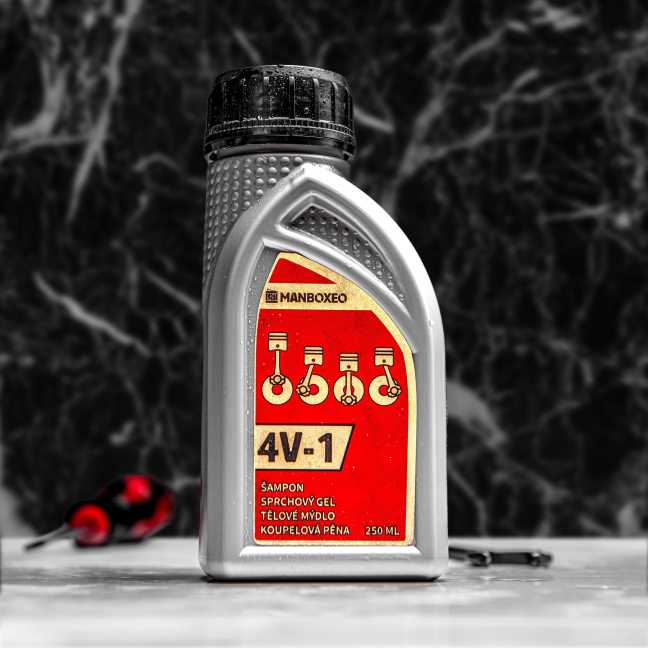 Sprchový gel 250ml 4v1 - industrial