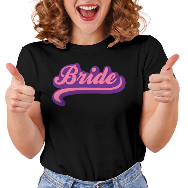 Dámské tričko s potiskem “Bride”