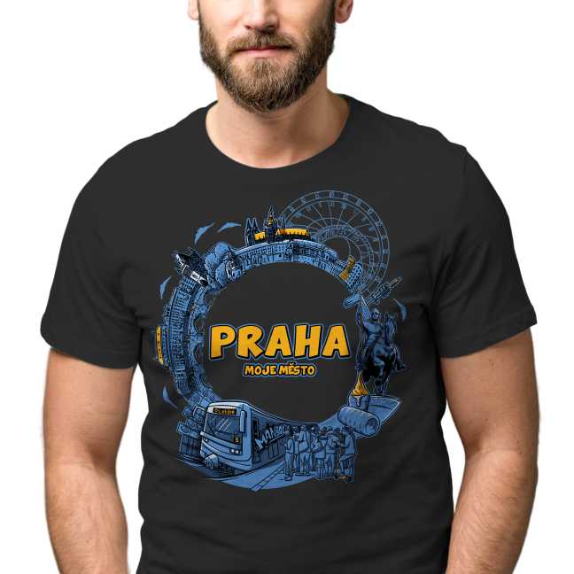 Tričko s potiskem “PRAHA”