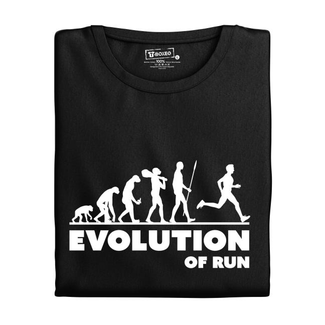 Tričko s potiskem "Evolution of Run"