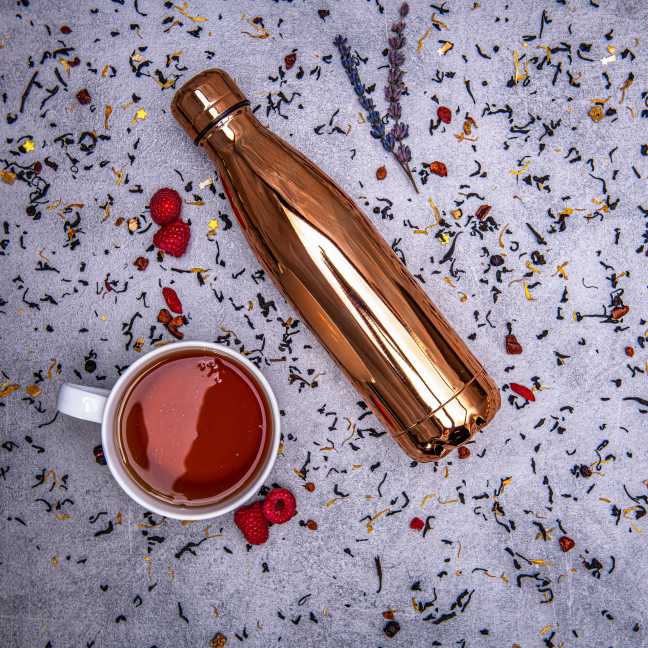 Termoska z nerezové oceli - rose gold 500 ml