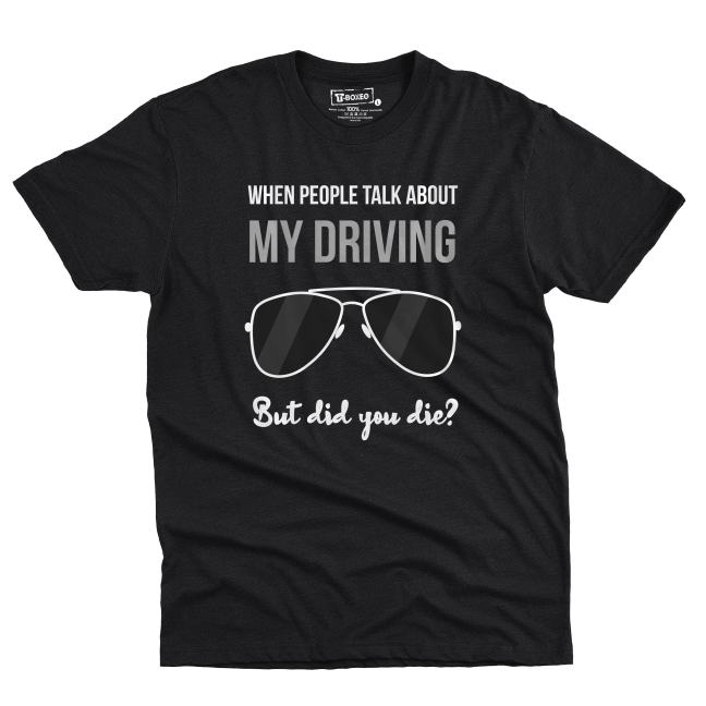Pánské tričko s potiskem “My driving”