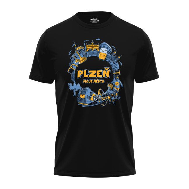 Tričko s potiskem “PLZEŇ”