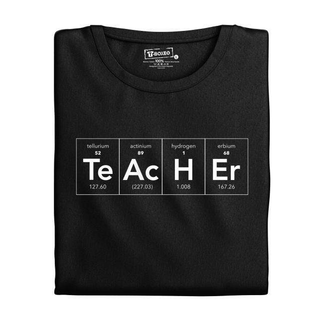 Tričko s potiskem “Te Ac H Er”