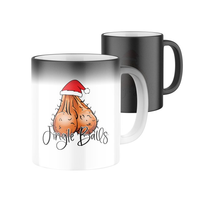 Magický keramický hrnek s potiskem znamení Jingle balls