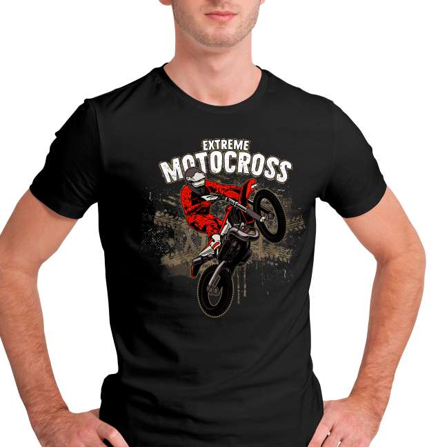 Pánské tričko s potiskem “Extreme Motocross"