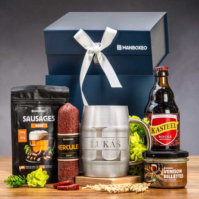 Giftboxeo pro muže - pro pivaře + půllitr s gravírováním