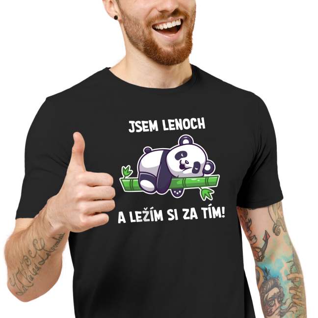 Tričko s potiskem “Jsem lenoch”