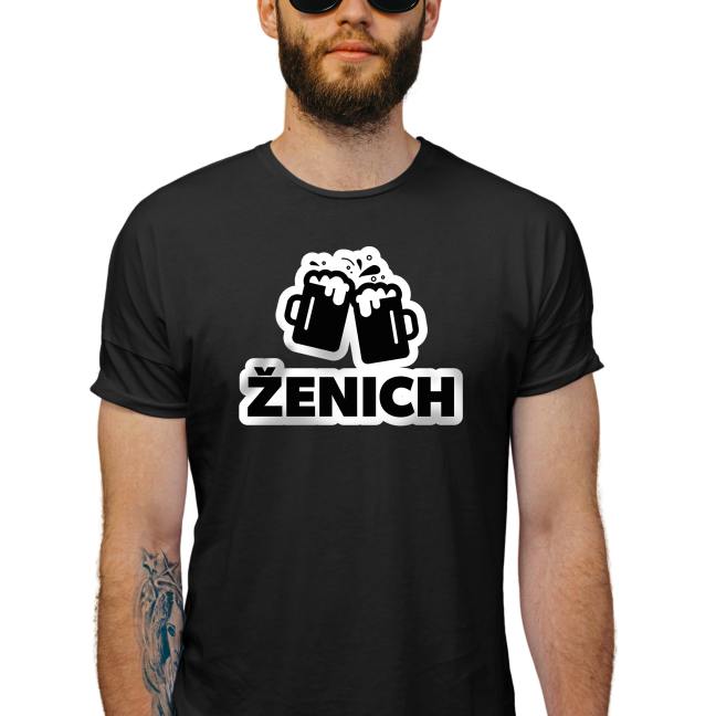 Pánské tričko s potiskem “Ženich s půllitry”