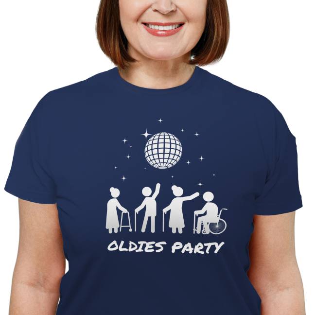 Tričko s potiskem “Oldies party”
