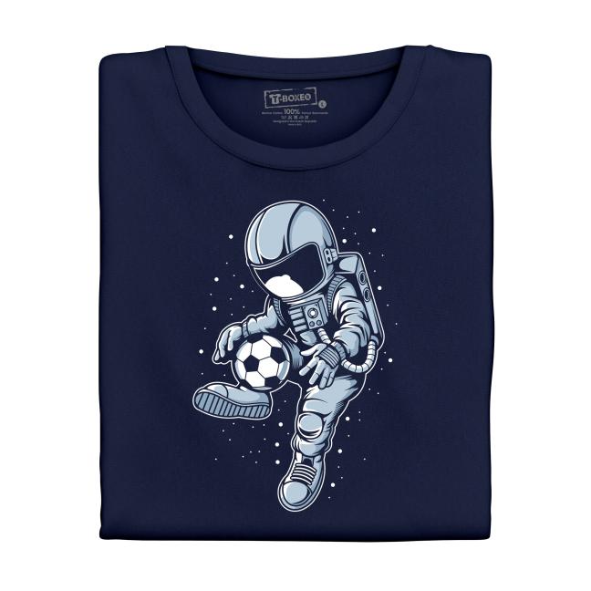 Pánské tričko s potiskem “Astronaut fotbalista”