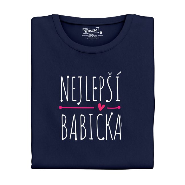 Dámské tričko s potiskem “Nejlepší babička”