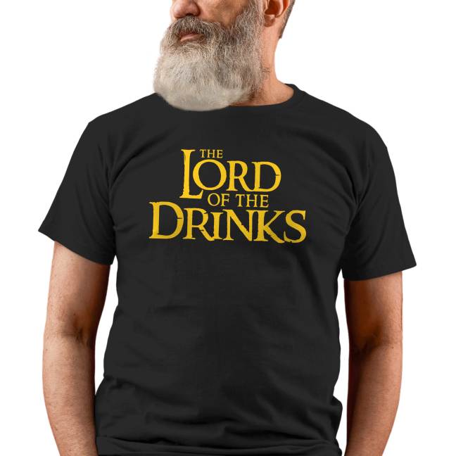 Pánské tričko s potiskem “Lord of the Drinks”