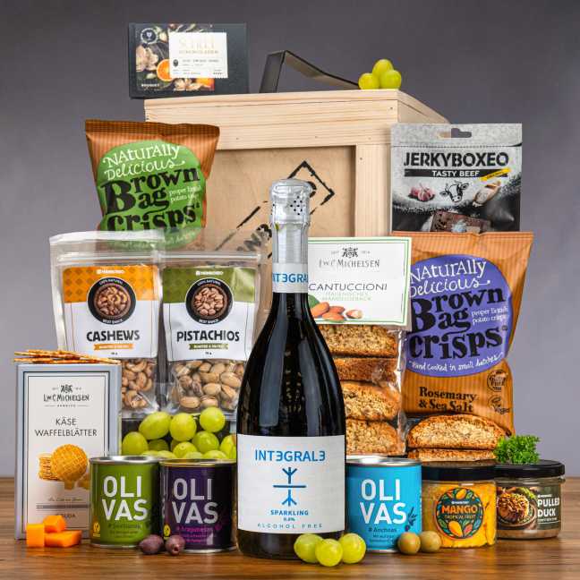 Bedna s proseccem s 0 % alkoholu