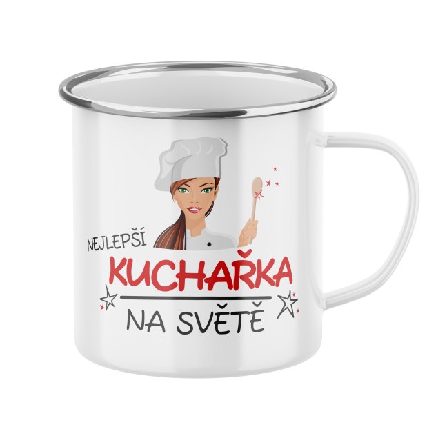 Hrnek s potiskem Nejlepší kuchařka na světě