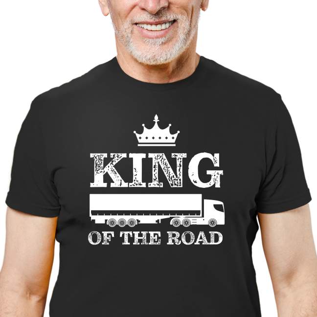 Pánské tričko s potiskem "King Of The Road"