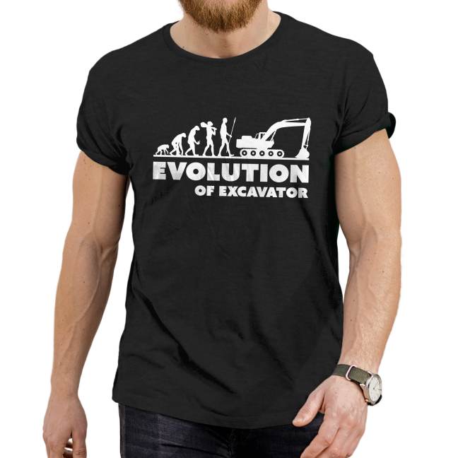 Pánské tričko s potiskem "Evoluce Bagristy"