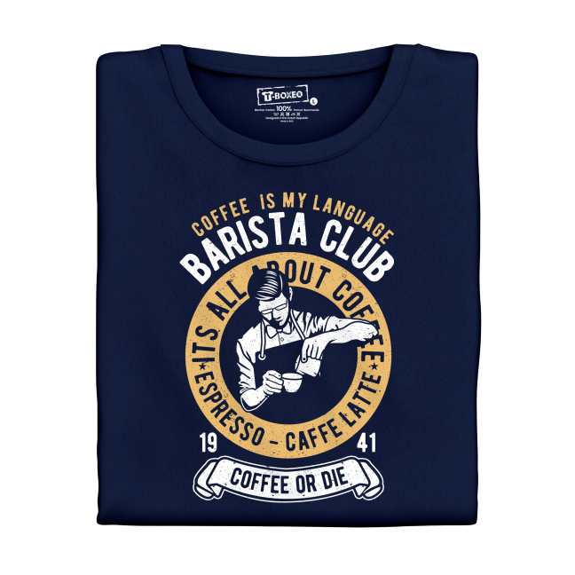 Pánské tričko s potiskem “Barista Club”
