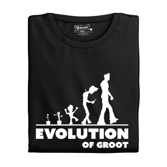 Tričko s potiskem "Evolution of Groot"