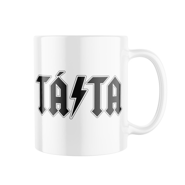 Hrnek s potiskem Táta ACDC