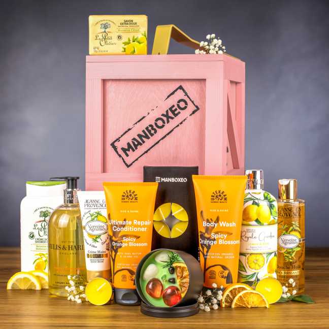 Bedna s luxusní kosmetikou - Citrusy & Verbena