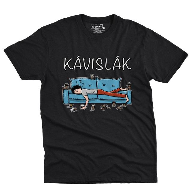 Pánské tričko s potiskem “Kávislák”