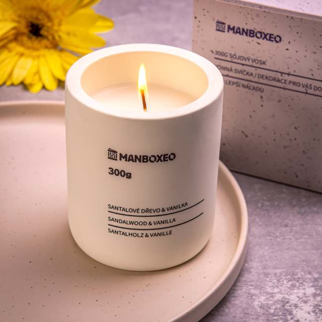 Giftboxeo pro maminku plné svíček - vanilka