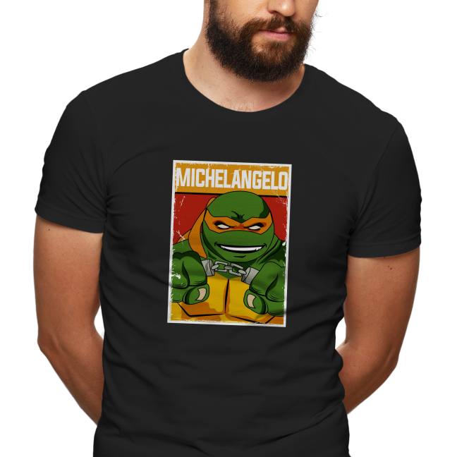 Pánské tričko s potiskem “Michelangelo"