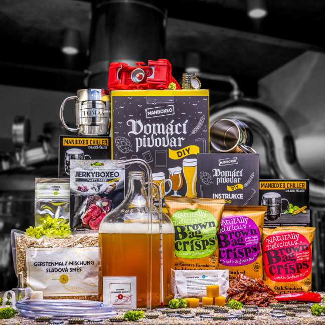 Domácí pivovar Premium XXL + 2 půllitry s gravírováním
