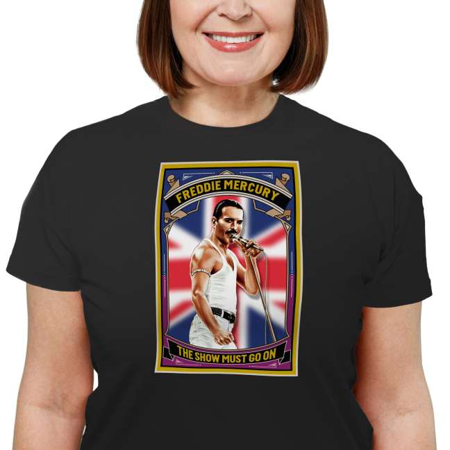 Tričko s potiskem “Freddie Mercury”