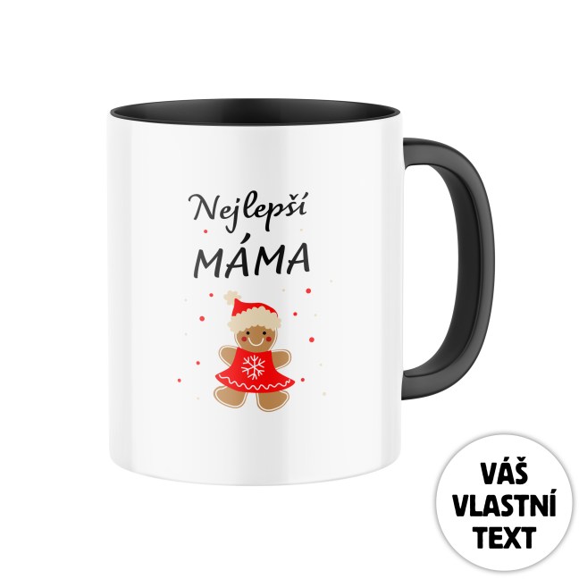 Keramický hrnek s potiskem Paní Perníčková - nejlepší.. s vlastním textem