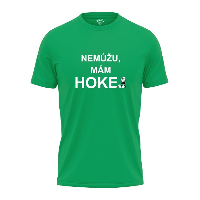 Pánské tričko s potiskem "Nemůžu mám hokej"